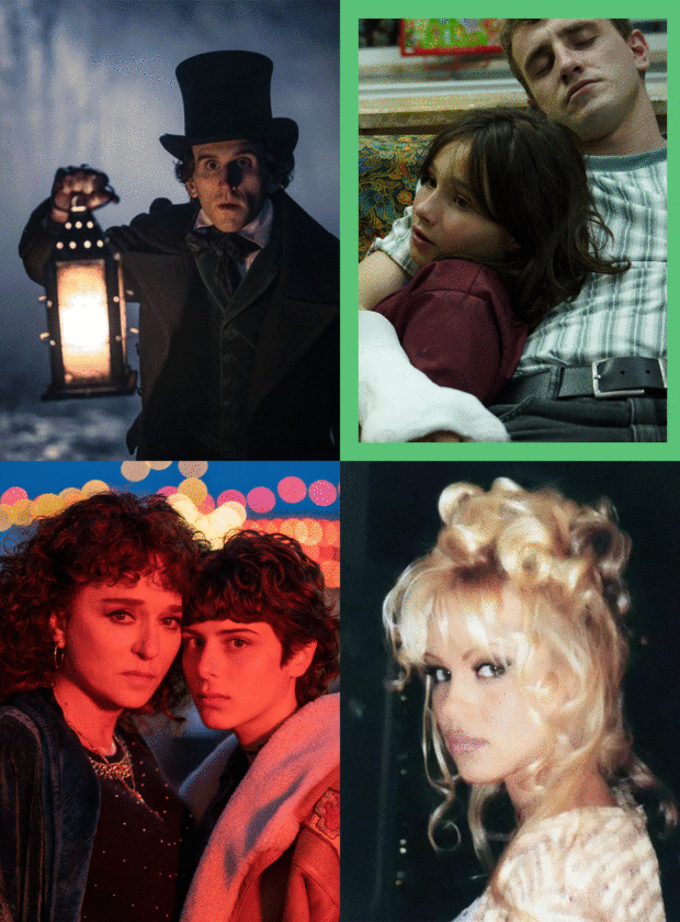 Cenas de Aftersun, A vida mentirosa dos adultos, O pálido olho azul e Pamela, a love story