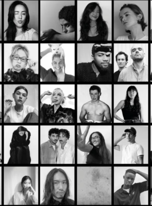 Montagem com retratos dos criativos do British Fashion Council