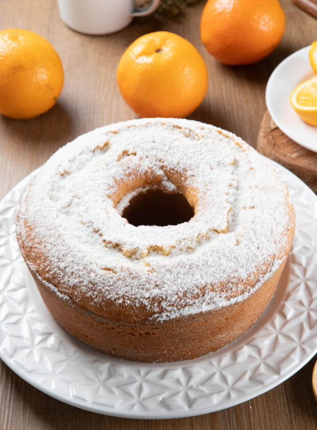 bolo de laranja simples e fofinho