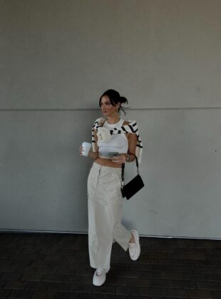 looks com saia longa e com saia cargo curta para você escolher sua favorita