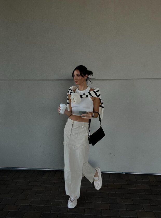 looks com saia longa e com saia cargo curta para você escolher sua favorita