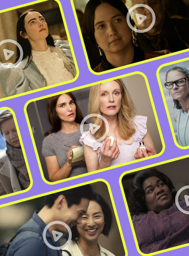 Montagem com alguns dos filmes indicados ao Oscar 2024