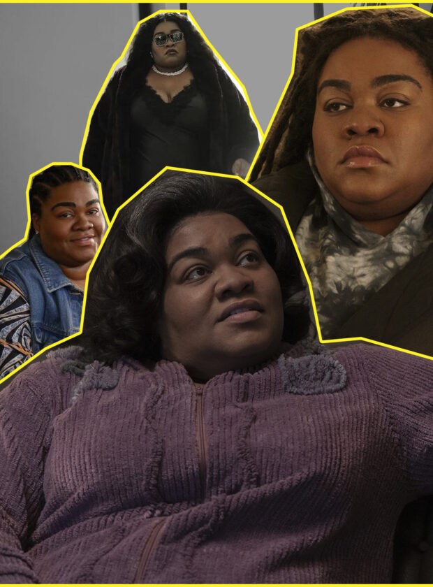 Montagem com diversos personagens de Da'Vine Joy Randolph