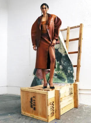 Look da nova coleção da Normando, marca brasileira independente que acaba de abrir sua primeira loja.