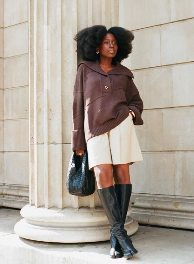looks com bota cano alto