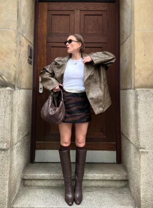 looks com bota cano alto