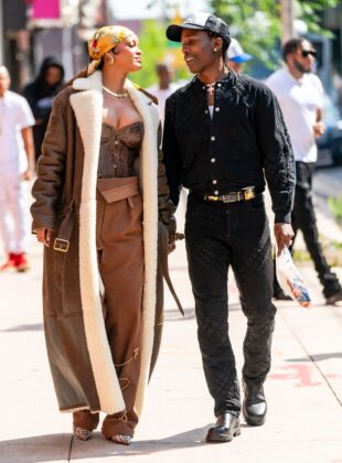 casais estilosos: rihanna e a$ap rocky