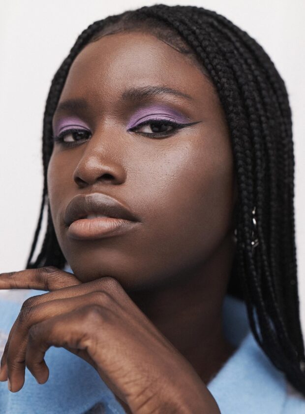 Maquiagem roxa