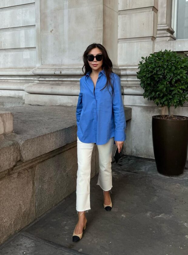 creme é cor de jeans tendência