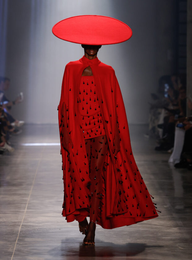 Look da marca Artemisi, desfilado na SPFW N58.