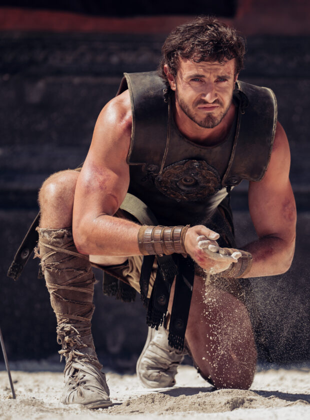 Paul Mescal em Gladiador II