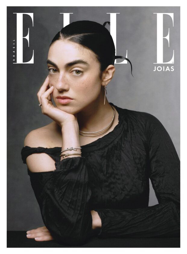 A velejador Tamara Klink na capa do Volume 01 da edição especial da ELLE Joias.