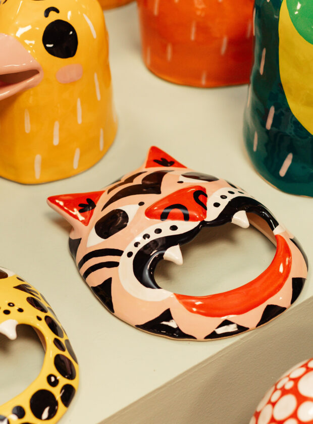 Feira em São Paulo: na foto, peça do Ceramiquinho, na Feira na Rosenbaum.