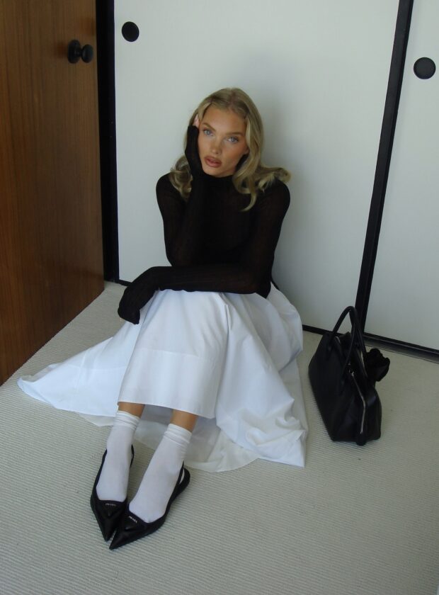 como usar sapatilha slingback