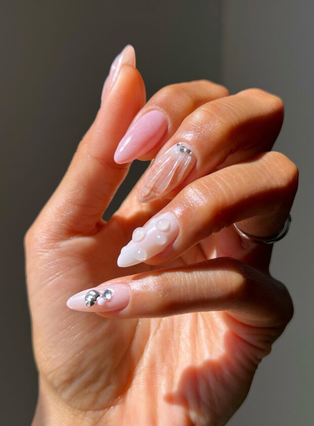 unhas inspiradas no mar