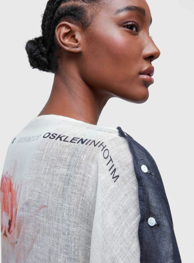 Peça da collab entre Osklen e Instituto Inhotim.