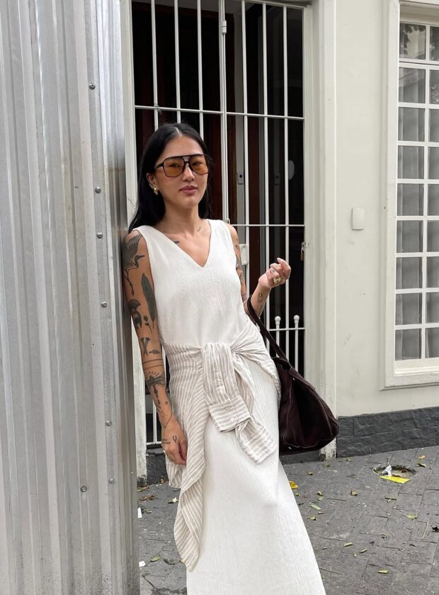 vestidos elegantes de trabalho