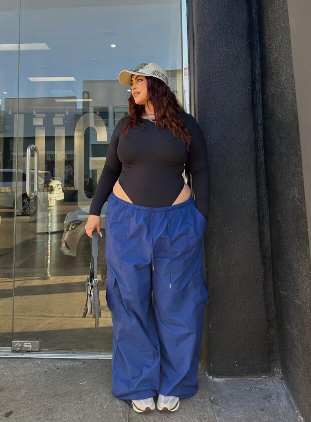 looks com calça azul