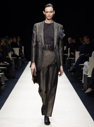 Giorgio Armani, inverno 2025.