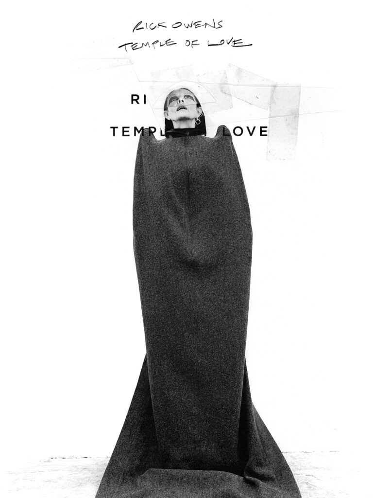 1 RIZZOLI COUVERTURE DU CATALOGUE RICK OWENS TEMPLE OF LOVE © OWENSCORP