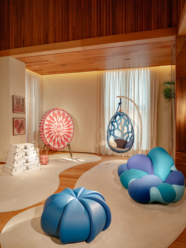 decoração da Louis Vuitton