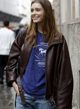 looks com jaqueta de couro para usar como uma fashionista