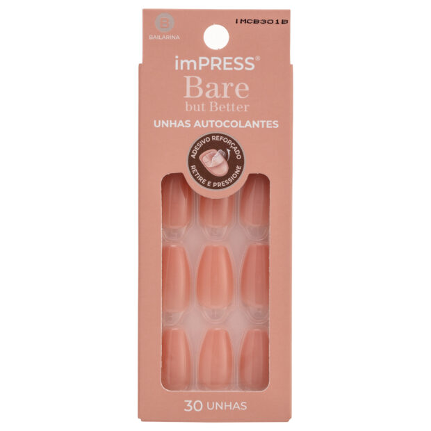 unhas postiças autocolantes