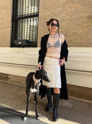 blusa de tule nos looks de inverno