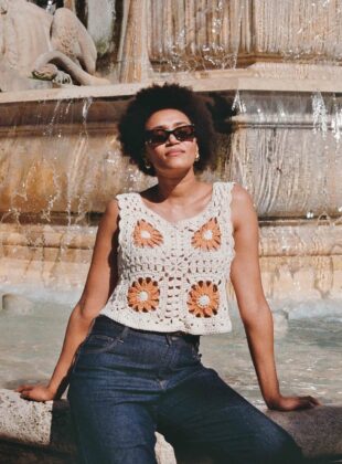 looks com blusas de crochê