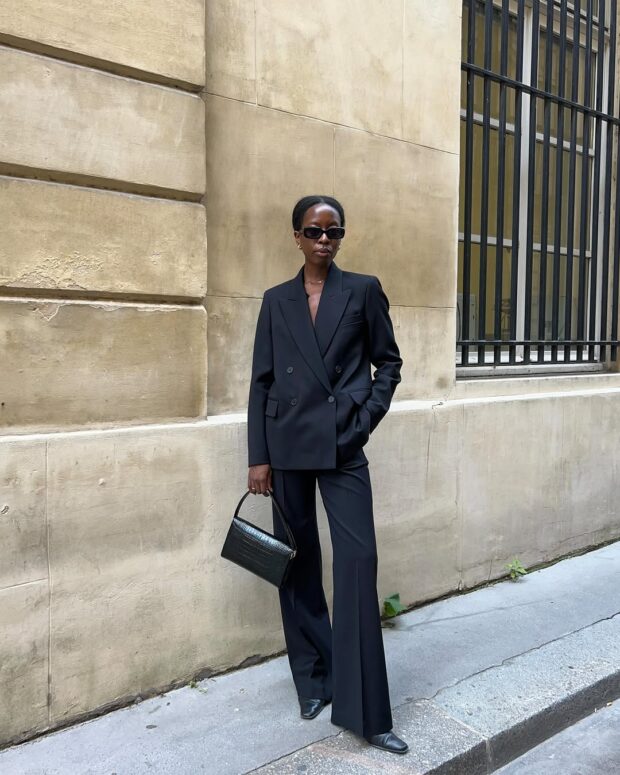 looks com blazer preto
