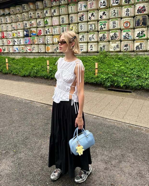 looks com blusas românticas 