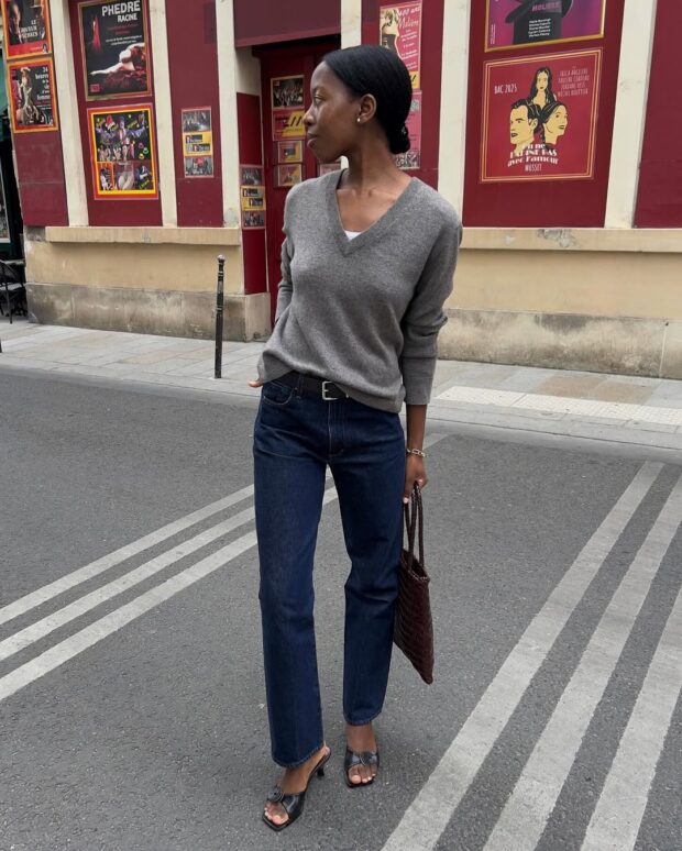 looks com a calça jeans mais elegante de 2025