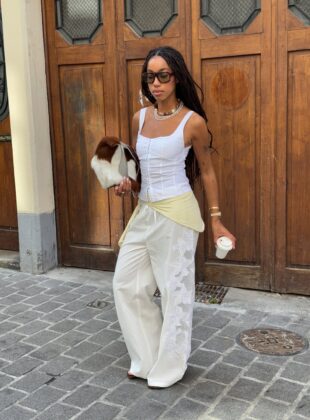 looks com blusas românticas