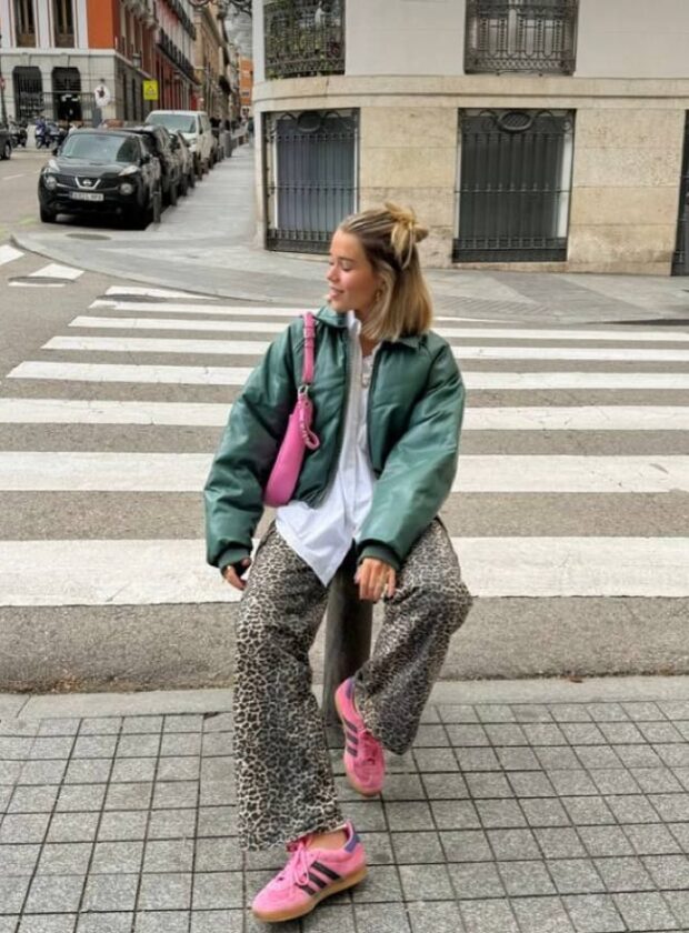 como usar looks com calça de onça no inverno