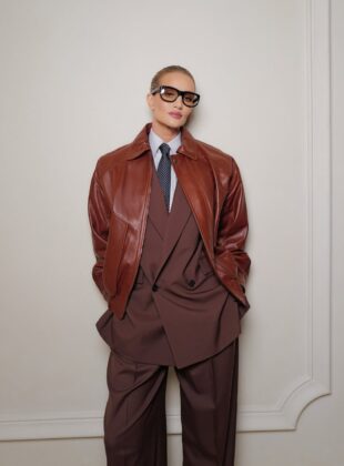 como ficar elegante com jaqueta de couro nos looks de trabalho