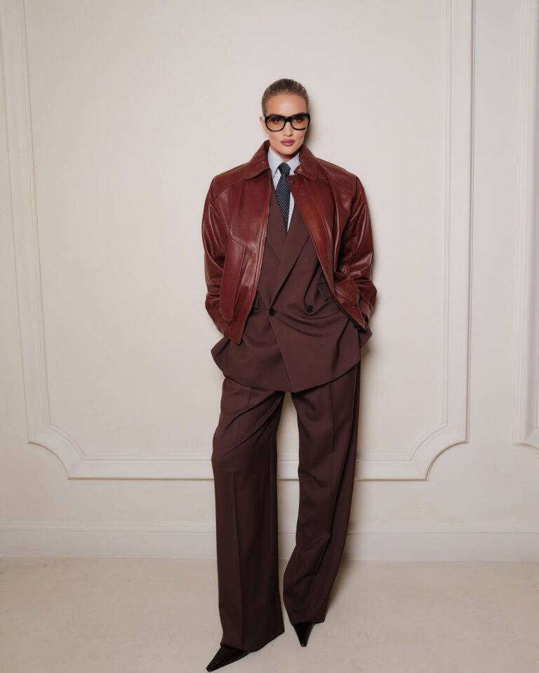como ficar elegante com jaqueta de couro nos looks de trabalho