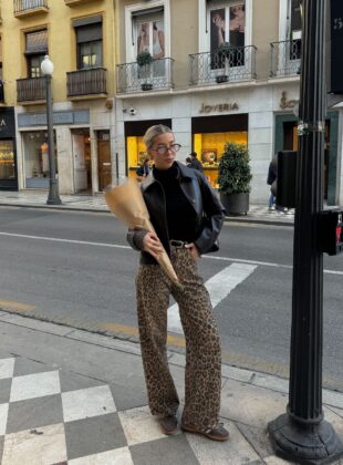 looks com calça de oncinha