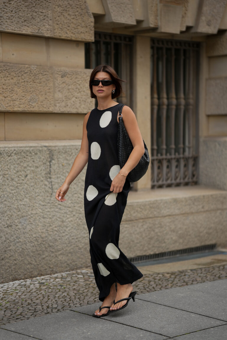 looks com estampa poá para apostar de nova na tendência