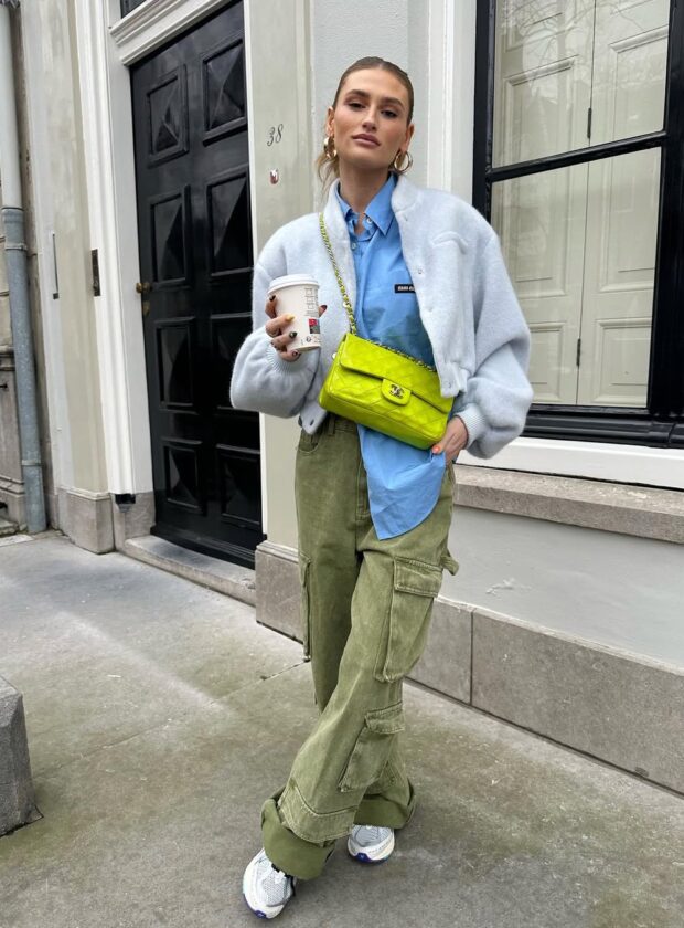 looks com calça cargo