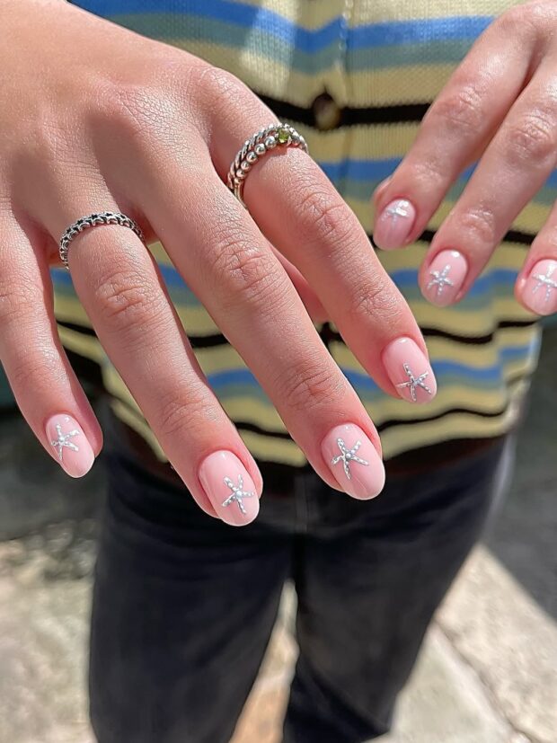 unhas inspiradas no fundo do mar