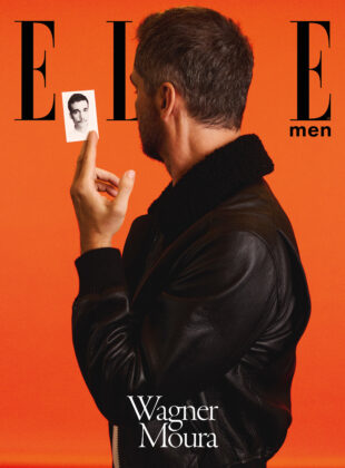 Wagner Moura e Felca na capa da ELLE Men Brasil.