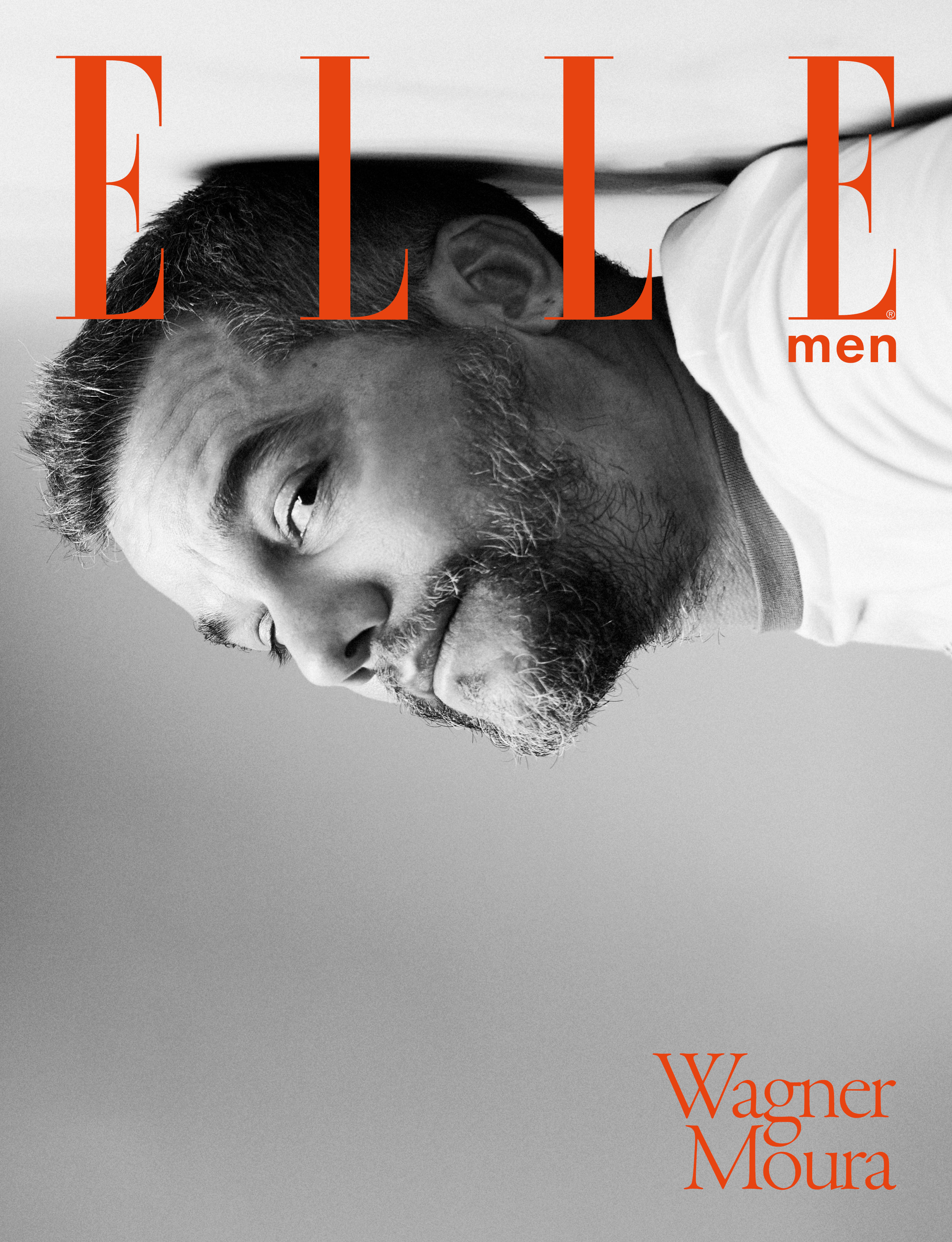 Wagner Moura e Felca na capa da ELLE Men Brasil. 