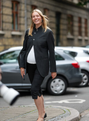 looks de grávidas fashionistas no street style