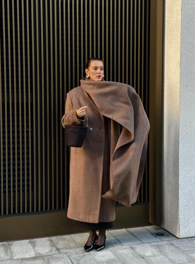 casaco de frio elegante