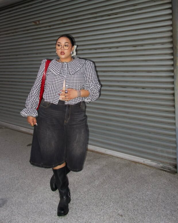 looks com bermuda jeans 