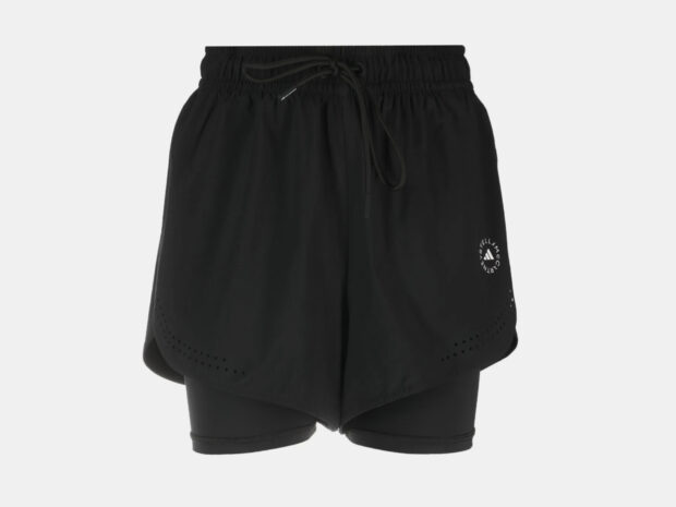 Shorts de corrida ago25 adidas by Stella McCartney