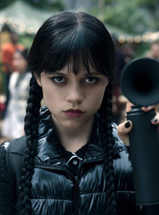 Jenna Ortega na segunda temporada de Wandinha