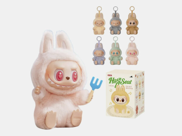 chaveiro de bolsa ago12 Labubu Have a Seat