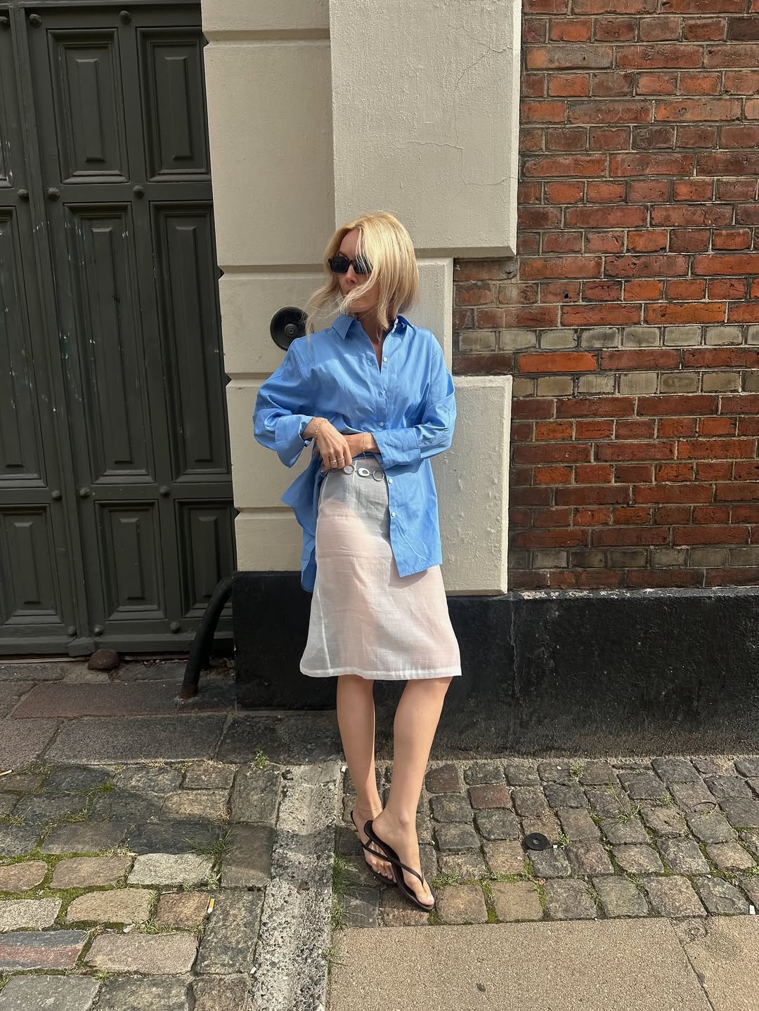 looks com saia transparente