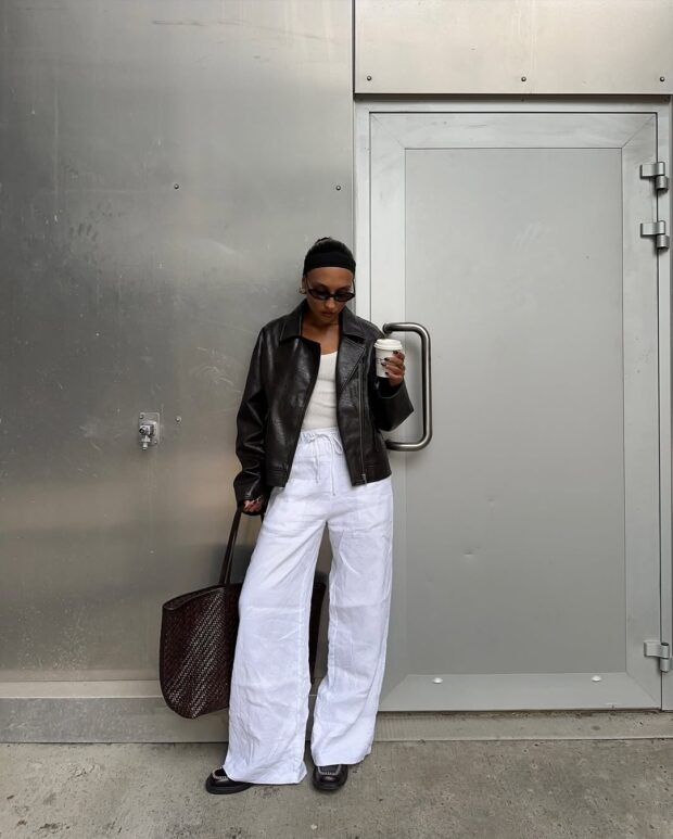 looks com calça branca